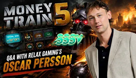 Tampilan visual kereta Money Train 5 dengan elemen mekanik baru